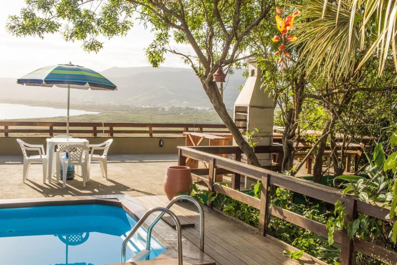 Casa Com Piscina E Incrivel Vista Para Lagoa 가로파바 외부 사진