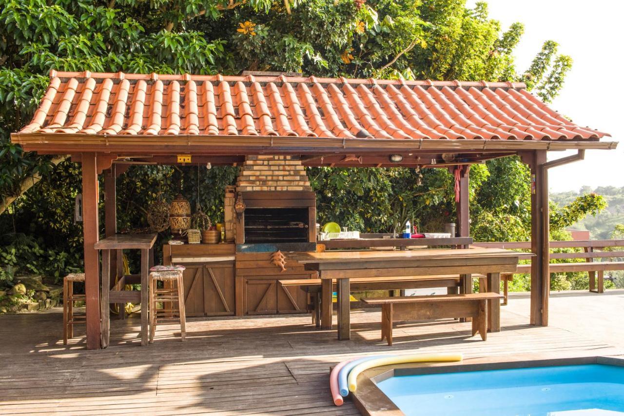 Casa Com Piscina E Incrivel Vista Para Lagoa 가로파바 외부 사진