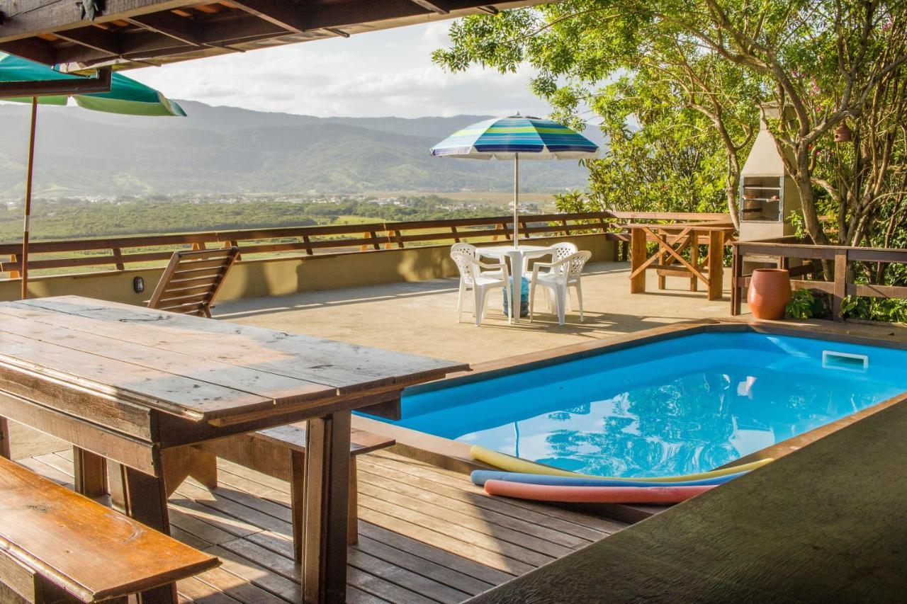 Casa Com Piscina E Incrivel Vista Para Lagoa 가로파바 외부 사진